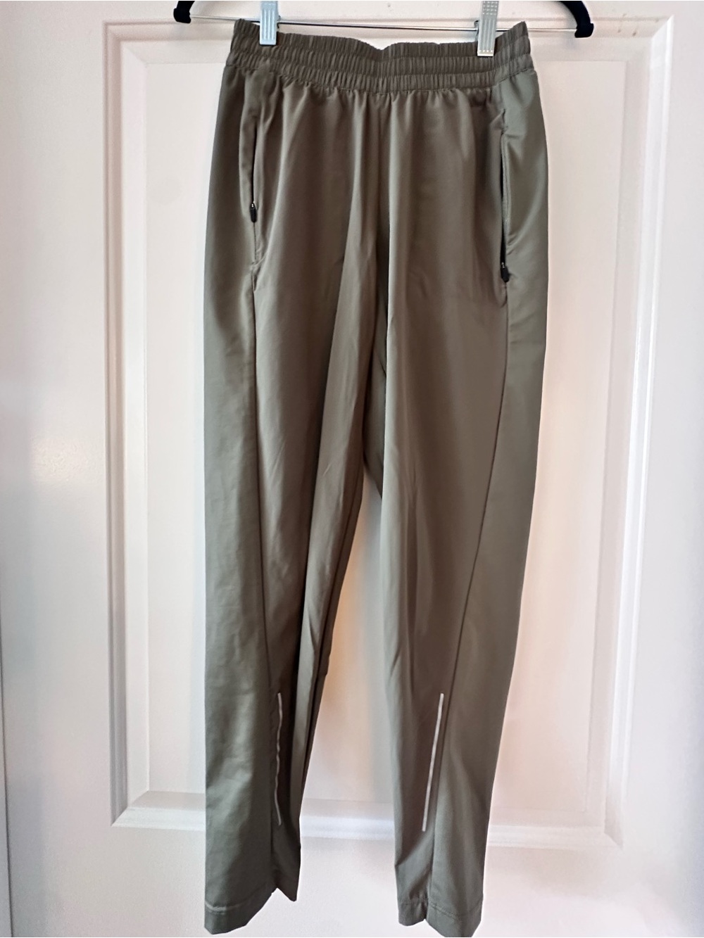 Nike Olive Dri Fit Joggers with Zip Pockets